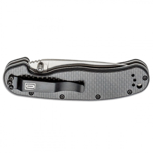 Нож ON_8886CF RAT 1 - складн., черн. карбон. рукоять, клинок AUS8