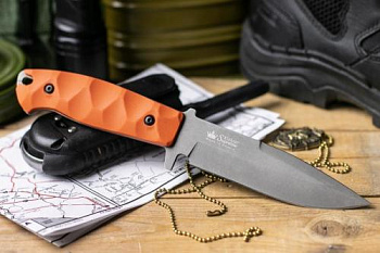 Нож SEVERUS D2 TW G10-ORGH KS (TacWash, G10 Orange Handle, Kydex Sheath) Нож SEVERUS D2 TW G10-ORGH KS (TacWash, G10 Orange Handle, Kydex Sheath)