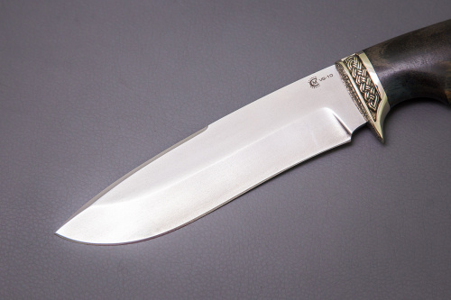 Нож Скиф, ст.VG-10,литье,стаб.орех( кап)