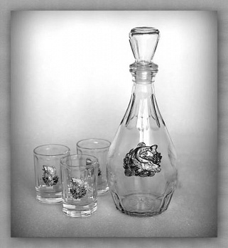 Набор рюмок  40182 "Держава" 4шт. 60мл. Нр40182Др