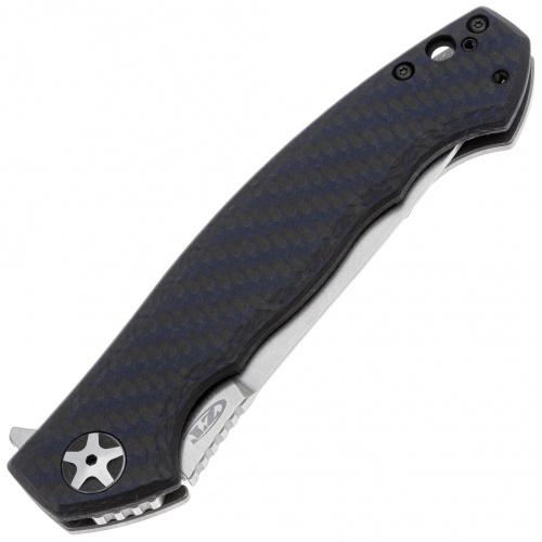 Нож K0452BLUCF - складной, рук-ть титан/черно-синий карбон, клинок CPM-MagnaCut,