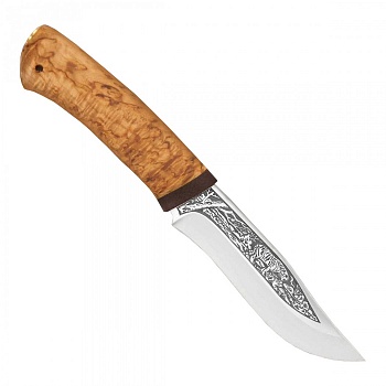 Нож разделочный "Клычок-3" карельская береза, 95х18