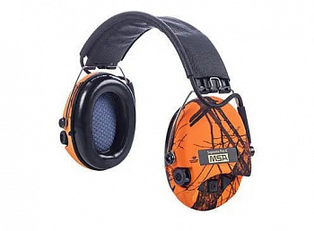 Наушники активные MSA Sordin Supreme Pro-X LED Blaze (оранжевые/черная кожа)