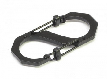 Карабин "СЛЕДОПЫТ" 5,5 см, двойной, сталь