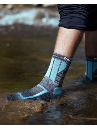 НОСКИ NUCEX СТАНДАРТНЫЕ НМ01 GREY/BLUE