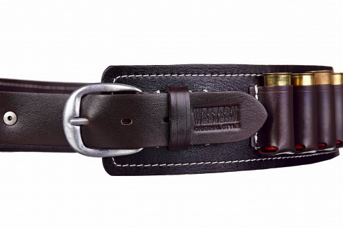 Патронташ универсальный на 24 патрона к.12 "Western" /Коричневый/