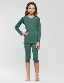 КОМПЛЕКТ NORVEG SPORT WOOL KIDS ДЕТСКИЙ ЦВЕТ ЗЕЛЕНЫЙ МЕЛАНЖ, КОМПЛЕКТ NORVEG SPORT WOOL KIDS ДЕТСКИЙ ЦВЕТ ЗЕЛЕНЫЙ МЕЛАНЖ,