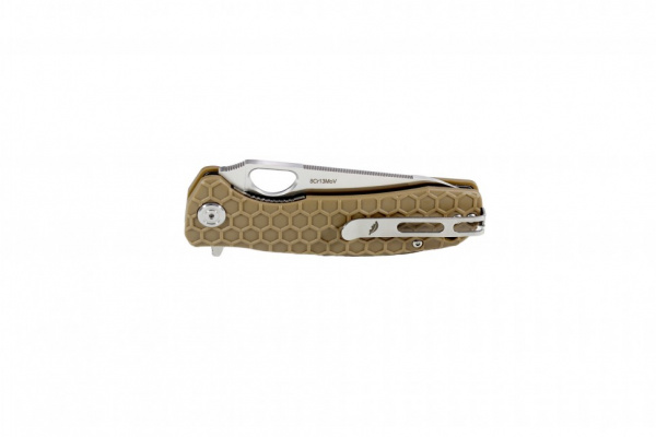 Нож Honey Badger Leaf M (HB1299) с песочной рукоятью
