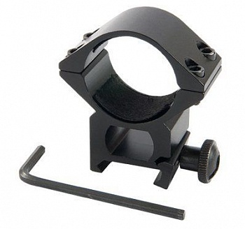 Крепление на рейку Picatinny, для фонарей диаметром 25.4мм   Арт. №10.