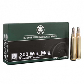 Патрон к.300WinMag 11,7гр RWS UNI Classic 1уп/20шт