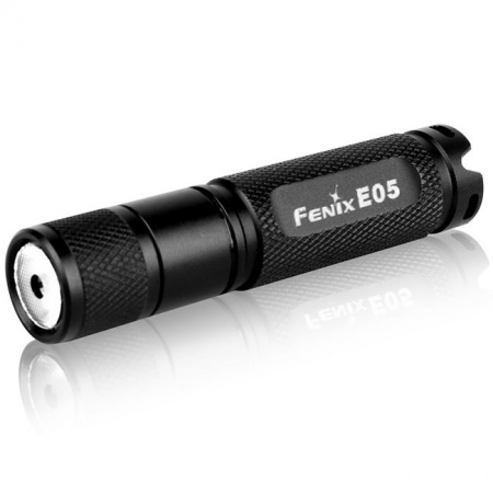 Фонарь Fenix E05 XP-E2 (черный) с батарейкой