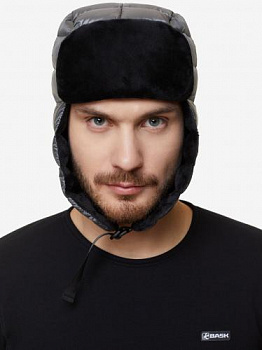 ШАПКА ПУХ D-TUBE HAT СЕРЫЙ