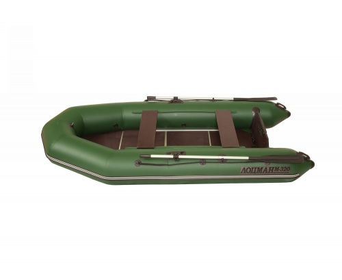 Лодка Лоцман М-320 (киль+слань) зеленая