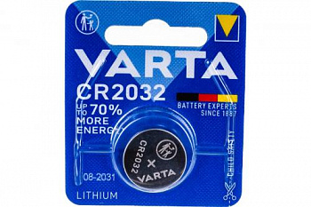 Батарейка литиевая CR 2032 Varta 1xBL 3V Батарейка литиевая CR 2032 Varta 1xBL 3V