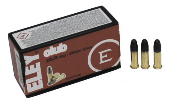 Патрон к.22LR (CLUB (ELEY) 1уп/50шт