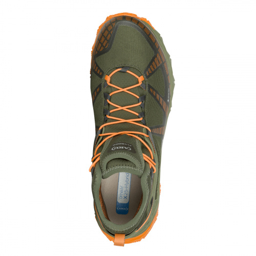КРОССОВКИ 695-486 AKU FLYROCK MID GTX ЦВ. MILITARY GREEN/ORANGE