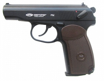 Пистолет пневм. РМ (Макаров) к.4,5мм металл черн