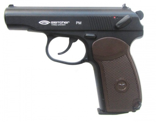 Пистолет пневм. РМ (Макаров) к.4,5мм металл черн