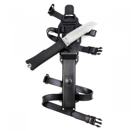 Нож водолазный "Кальмар" кожа ножны