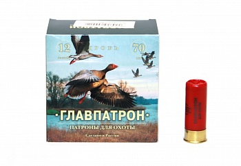 Патрон к.12х70 №00 Главпатрон охота 32гр 1уп/25шт