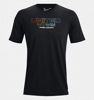 ФУТБОЛКА UA PRIDE UNITED WE WIN SS 1372822-001 ФУТБОЛКА UA PRIDE UNITED WE WIN SS 1372822-001