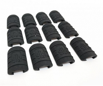 Накладок комплект UTG на Weaver/Picattiny для защиты рук, резина, со стопорным ш