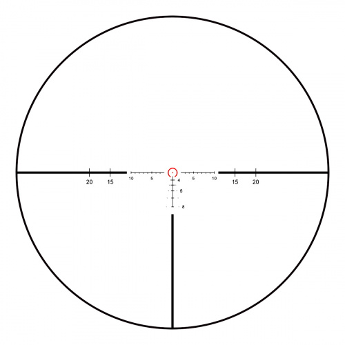 Прицел SCOC-23T Continental X6 1.5-9x42 Hunting SFP 30mm #4