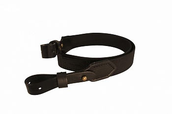 Ремень ружейный брезентовый (бесшумный) / Черный /