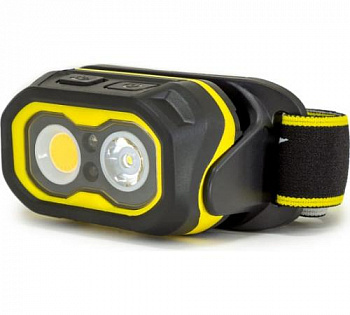 Фонарь ЯРКИЙ ЛУЧ LH-490A INDUSTRIAL налобный 500лм, 3 реж, вкл.взмахом, крепл. н