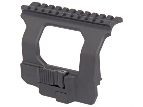 Кронштейн SAG боковой быстросъемный  Picatinny/ACOG для АК TAC , стальн защёлка