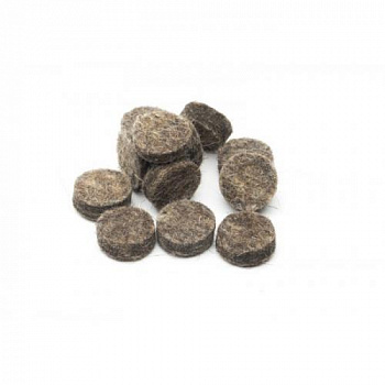 Пыж войлочный неосаленный 8-10мм 12кал. (уп.200шт)