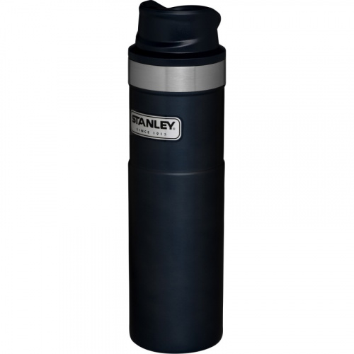 Термокружка STANLEY Classic 0.47L One hand 2.0  Синяя (10-06439-033)