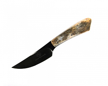 Нож''Hoopoe''ст.N690,рук.кость жирафа,чех.кож.буйвола