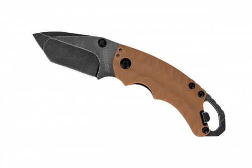 Нож K8750TTANBW Shuffle II -  складной, сталь 8Cr13MOV, коричневая рукоять