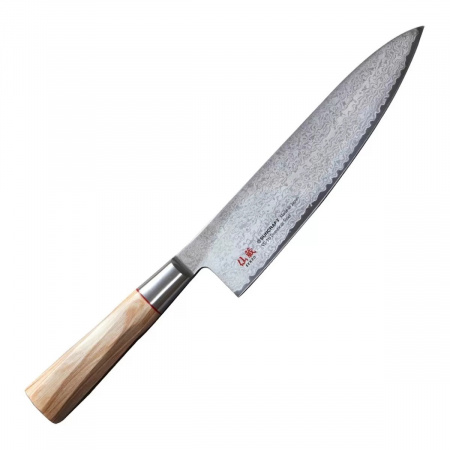 Нож кухонный Шеф SUNСRAFT (SenzoTwisted) 200мм, TO-05