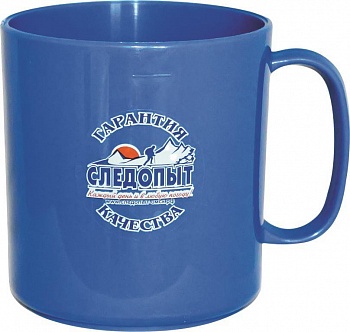 Кружка "СЛЕДОПЫТ" пласт., d 8см, 350 мл