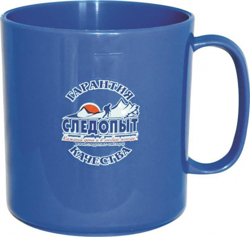 Кружка "СЛЕДОПЫТ" пласт., d 8см, 350 мл