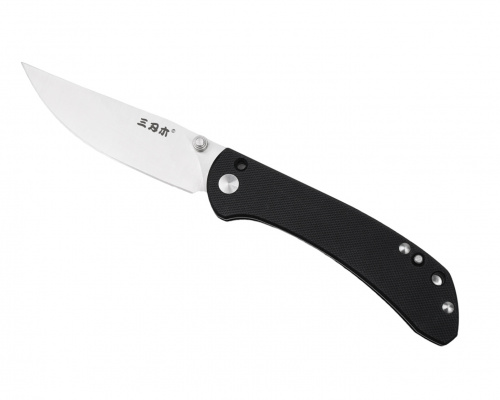 Нож Sanrenmu 9165 складной сталь 12C27 brush black G10 Нож Sanrenmu 9165 складной сталь 12C27 brush black G10