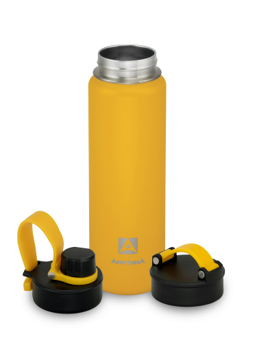 Термос "Арктика" 708-700S желтый ( с доп пробкой  с питьевой системой)