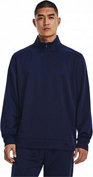 ДЖЕМПЕР UA ARMOUR FLEECE 1/4 ZIP-NVY 1373358-410 ДЖЕМПЕР UA ARMOUR FLEECE 1/4 ZIP-NVY 1373358-410