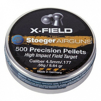 Пульки Stoeger X-Field Target 4.5 0.56g. 500