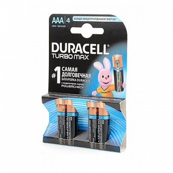 Э/п Duracell Turbo MAX LR03/286 BL4