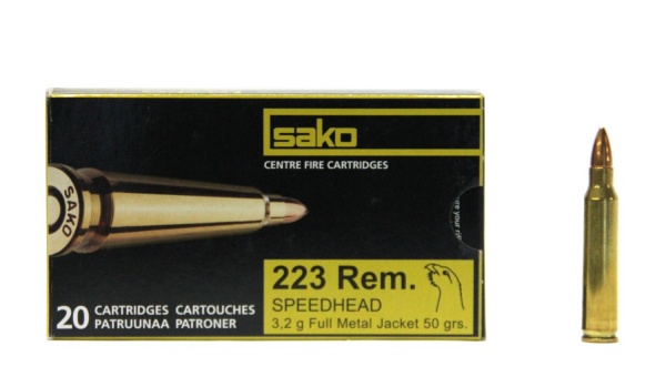 Патрон к.223Rem 3,2гр FMJ Speedhead Sako 1шт