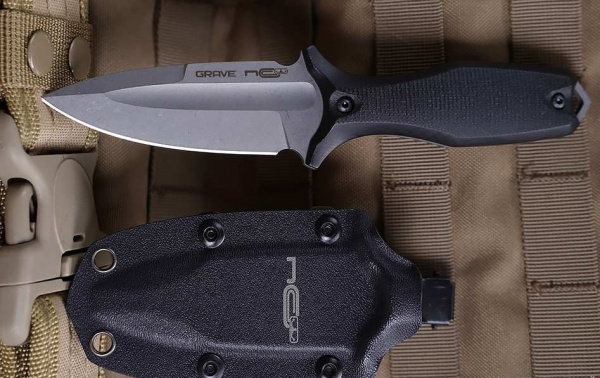 Нож "GRAVE" G10 black