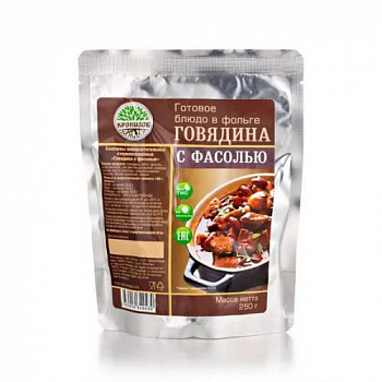 Консервы "Говядина с фасолью" 250 гр