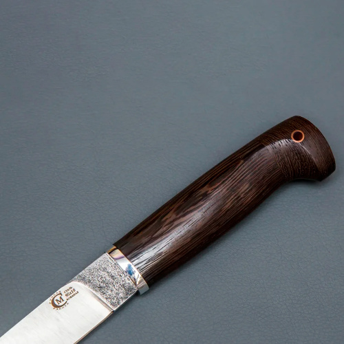 Нож Финский,кован.ст.,95х18,со следами ковки, венги,литье