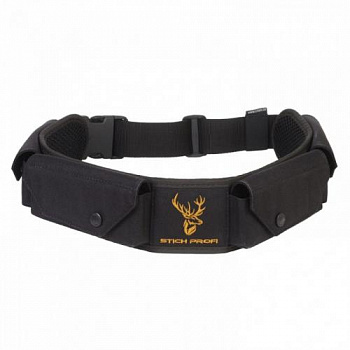 Патронташ закрытый на магнитах на 24 птр. 12-16 кбр. (вышивка "Олень") / Койот /