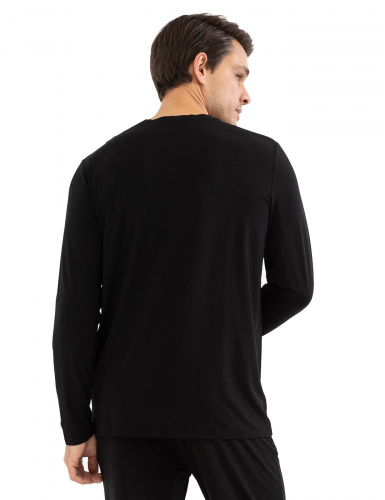 ЛОНГСЛИВ NORVEG BAMBOO ЧЕРНЫЙ