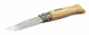 Нож складной Opinel №12 VRI Tradition Inox (нерж. сталь, рукоять бук)