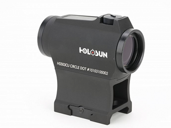 Прицел коллиматор Holosun Micro точка/круг-точка 2/65MOA,12 подсв., +кронштейн,